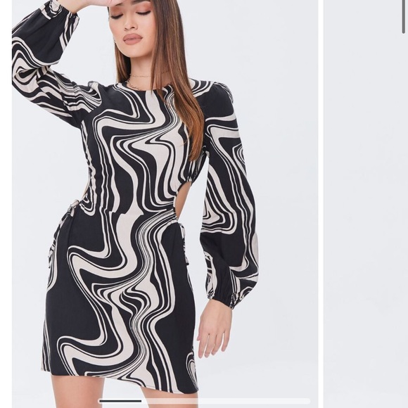 Forever 21 Marble Print Mini Dress in Pink - Picture 7 of 11